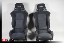 08-15 MITSUBISHI LANCER EVOLUTION EVO X FRONT RECARO CLOTH SEATS 66