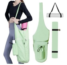 Yoga Mat Bag with Protective Layers  Water Bottle Pocket Large Capacity Gym NEW