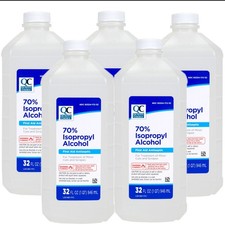 Quality Choice 70 Isopropyl Alcohol First Aid Antiseptic, 32 FL OZ - 5 Pack