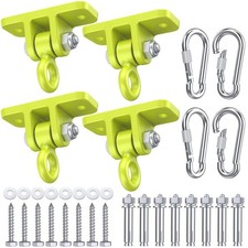 Heavy Duty Swing Hangers - 5000 lbs Capacity, Swing Set Brackets Silent Rotat...