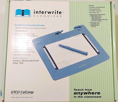 GTCO Calcomp SP400 Interwrite Schoolpad Bluetooth - Brand New Interactive Tablet