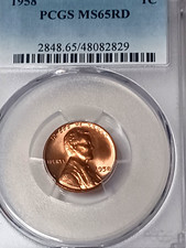 1958 P Lincoln Wheat Cent Ngc Ms66 Red 1958 P Lincoln Wheat Cent Ngc Ms66 Red