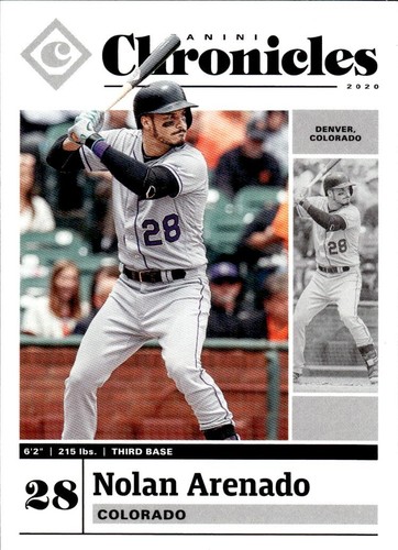 Nolan Arenado 2020 Panini Chronicles #16 Colorado Rockies - Bild 1 von 2