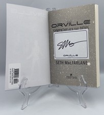 SETH MACFARLANE SIGNED AUTOGRAPH THE ORVILLE PAPERBACK BOOK IN HAND FAMILY GUY 3