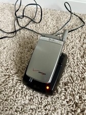 Rare LG VX3100 - Silver  Verizon  Cellular Flip Phone