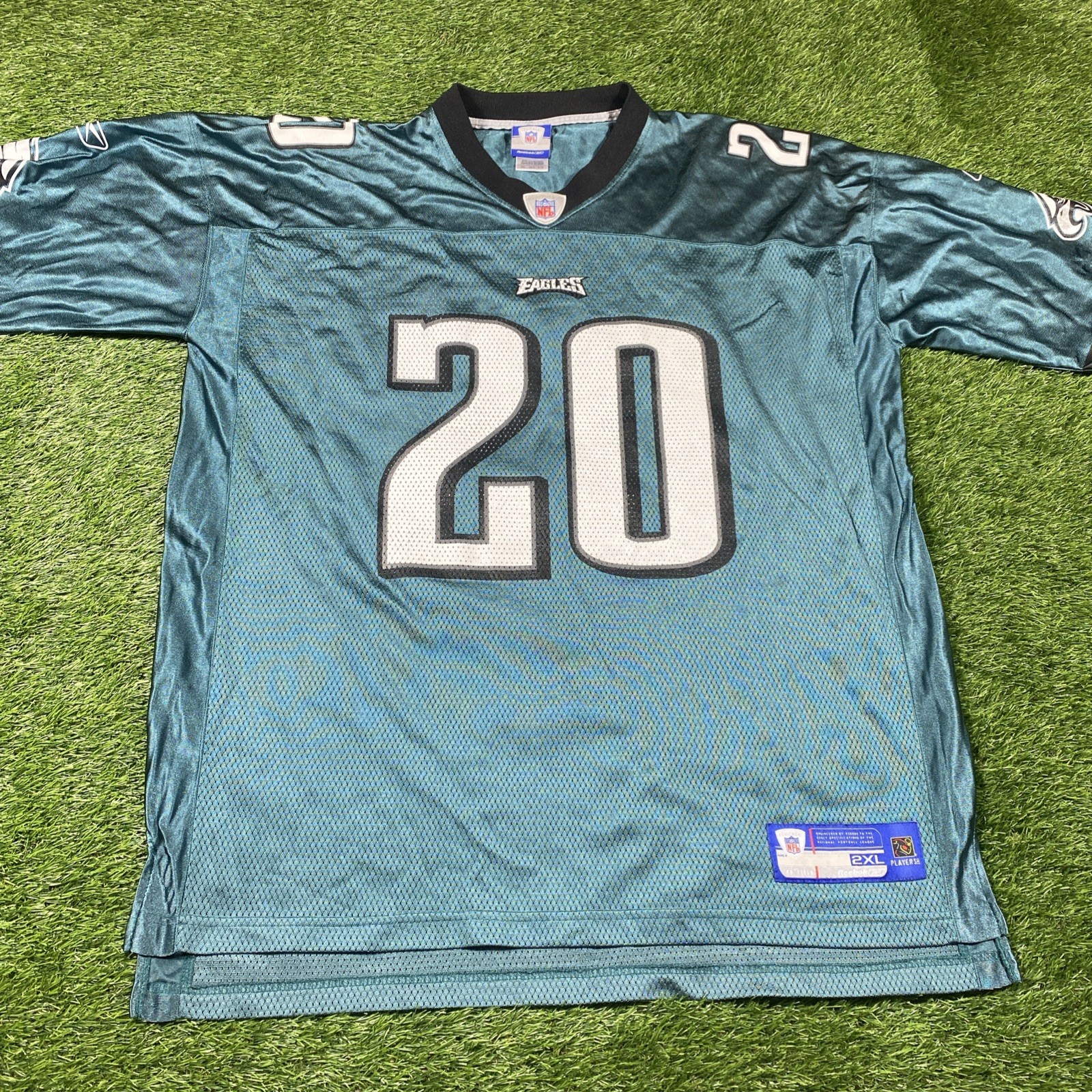 Brian Dawkins Philadelphia Eagles Jersey Mens Jersey Mens 2xl Green #20 Reebok thumbnail 3