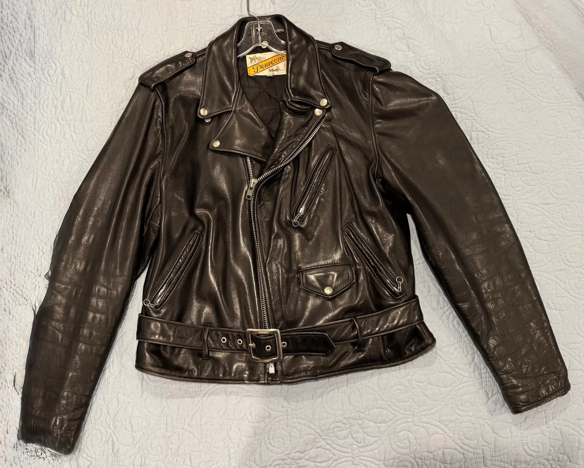 SCHOTT Zip Leather Outer Shell Coats, Jackets & Vests for Men for