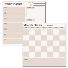 Fridge Calendar  Refrigerator Calendar Set, Magnetic Dry Erase Calendar Whit...