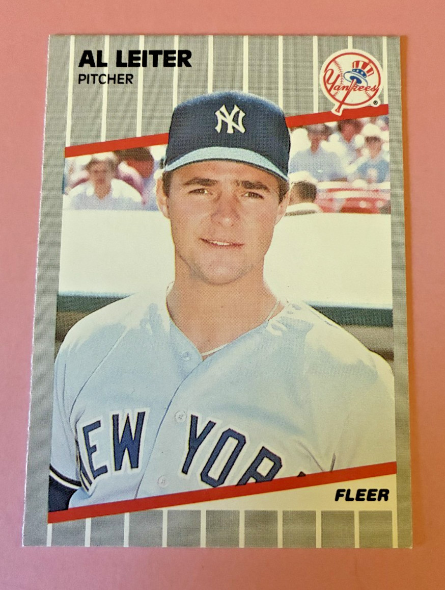 1989 Fleer - Al Leiter #257 - New York Yankees Baseball Card