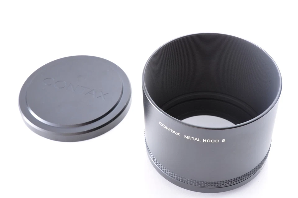 Contax Metal Lens Cap K-84 K84 89mm Black Hood 5 67/86 Ring Near Mint From Japan - Image 2 of 4