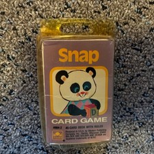 SNAP CARD GAME 45-Card Deck Golden 4904-2 Sealed in Original Package Vintage