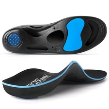 Orthotic High Arch Support Insoles, Comfort Work Boot Insert for Flat Feet, P...