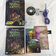 Legend of Zelda Four Swords Adventures Big Box Complete GameCube Manual & Cable