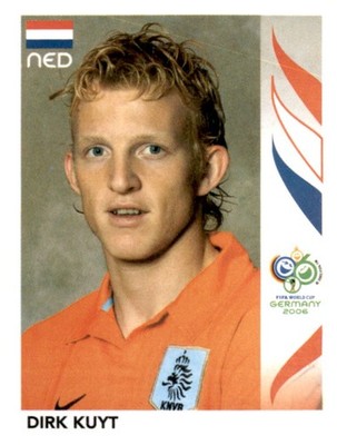 Dirk Kuyt Netherlands 2006 Panini World Cup Sticker #239