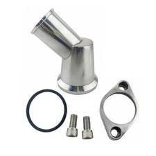 45 Degree Water Neck For BBC SBC Water Neck Aluminum Thermostat Housing
