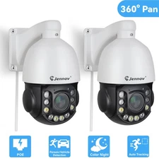 JENNOV PTZ PoE Security Camera 6MP with 20X Optical Zoom 360° Coverage Detection