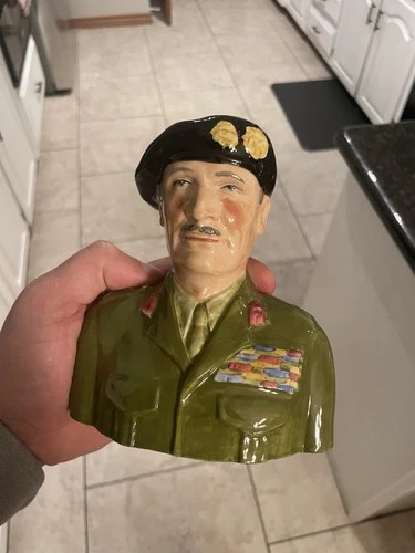 Lord Montgomery Wood & Sons England Toby Mug Staffordshire Pride Of Britain 5.5"