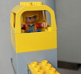 LEGO Duplo Large Construction Site LOT From Set 4988 & More!  Bulldozers Crane