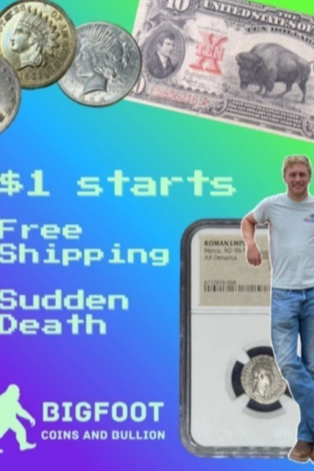 SUNDAY MARATHON SHOW! $1 AND GO COINS & CURRENCY WITH THOMAS