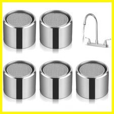 5 Pcs Faucet Aerators Female, Filter Kitchen Faucet Aerator with Brass Shell,...