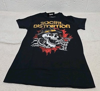 Social Distortion Black Kat Vintage T-Shirt New SZ Small (O) | eBay
