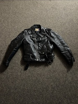 Schott Perfecto 618 Steerhide Leather Jacket Size 38 (Now With
