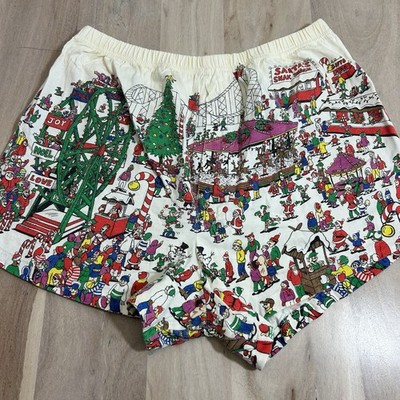 Vintage Christmas Where s Waldo Underwear That s Fun To Wear Boxers Wht Elephant