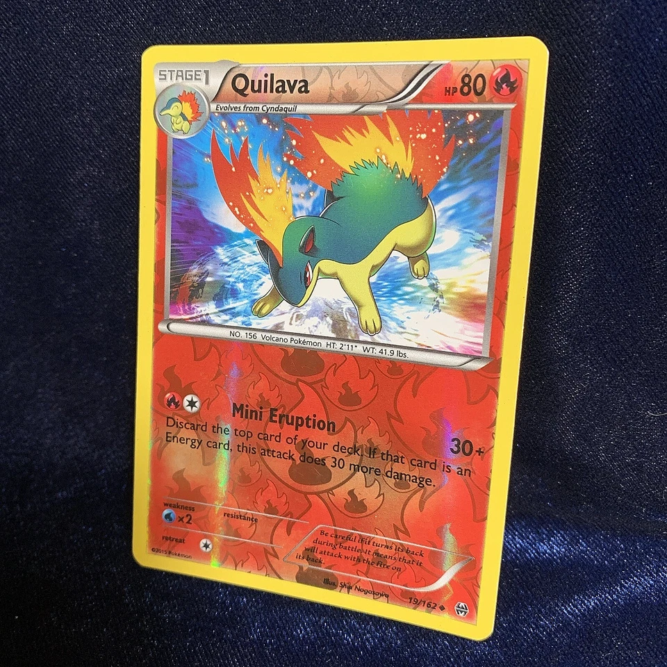 Quilava 19/162 Reverse Holo Breakthrough Pokemon Card - Image 2 of 4