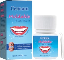 30 Ml Tooth Repair Kit, Temporary Teeth Replacement Kit - Moldable Thermal Fitti