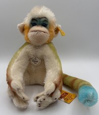 Steiff Classic Mungo Monkey 22 Mohair Plush Germany Button Tag Vintage