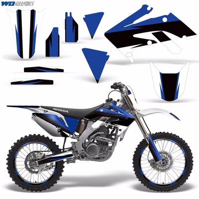 Full Graphics Kit Honda CRF250R Dirt Bike Stickers CRF250 ...