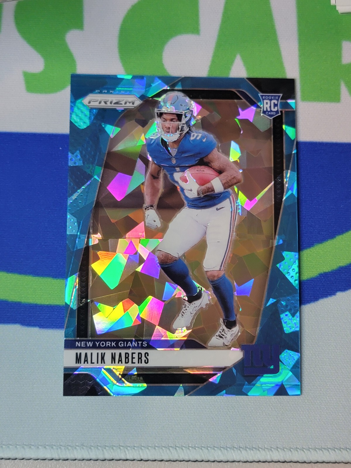 Malik Nabers 2024 Panini Prizm RC Blue Ice #/99! Rookie #370 New York Giants