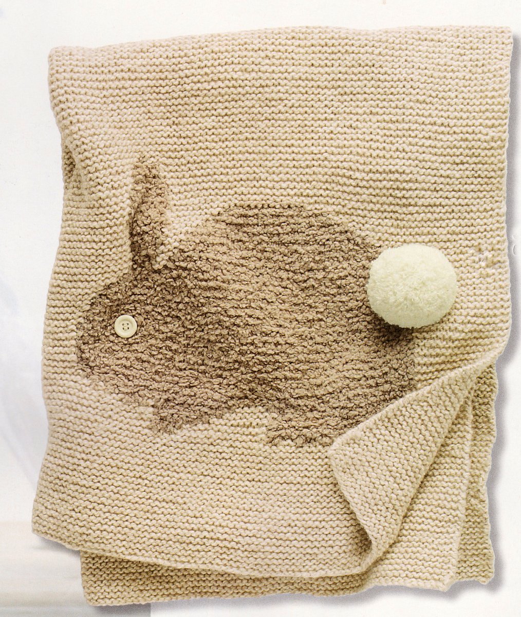 rabbit baby blanket