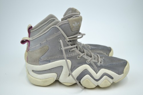 Adidas Shoes Size 7 Women’s Crazy 8 ADV Metallic Grey - Picture 2 of 6