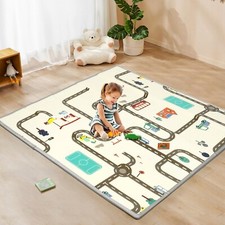 Baby Play Mat Foldable Activity One-Piece Crawling Mat Infants Baby 47"X47" NEW