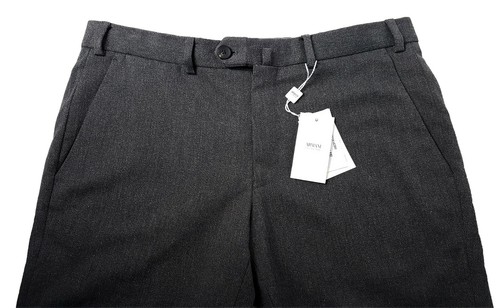 $575  Armani Collezioni 34 SLIM FIT Winter Cotton Twill Dress Pants 34x36 NEW - Picture 3 of 11