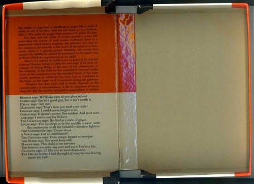 Composition No. 1 A Novel By Marc Saporta American First Printing Clamshell Box - Foto 5 di 5