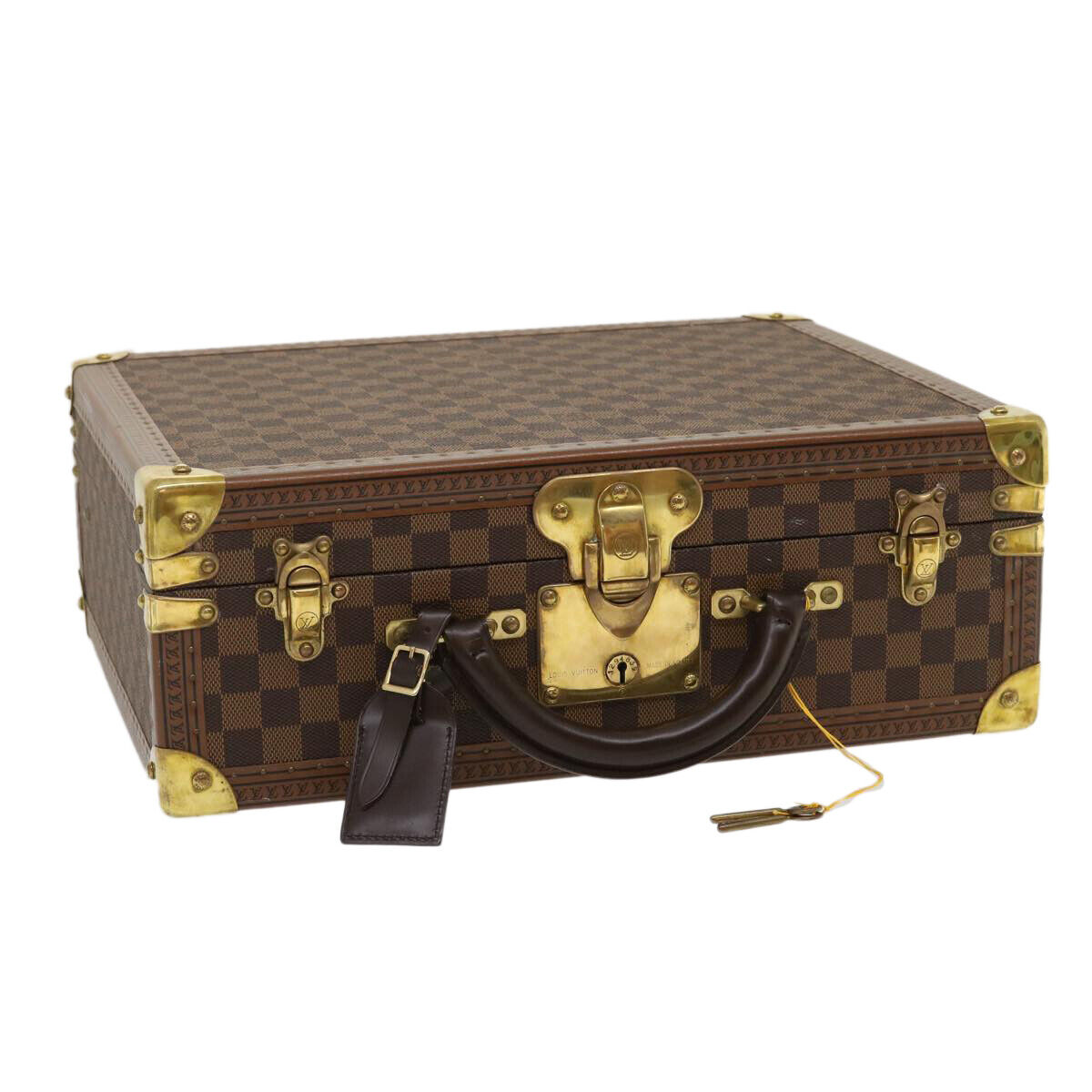 LOUIS VUITTON Damier Ebene Cotteville 40 Trunk LV Auth LOUIS VUITTON Damier Ebene Cotteville 40 Trunk LV Auth