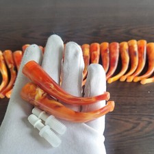 2 Pieces Replacement Stems for Meerschaum Pipes 16MM diameter 8.5CM length #e3