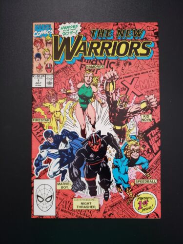 New Warriors #1 - Marvel Comics 1990 Origin & 1st Team Appearance - Picture 1 of 2