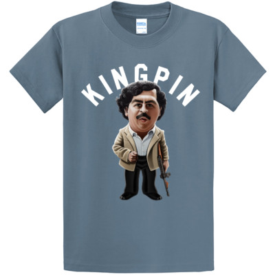 NEW Art Society x SWOD PABLO KINGPIN TOON Tee Shirt STONE BLUE SM-4XL MADE USA