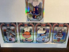 2021 BOWMAN CHROME SCOUTS TOP 100 LOT OF (5) BATY, MIZE,BART,STOTT,GILBERT