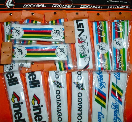 Nos Vintage Fahrrad Stirnband, Clement, um 70er, Italien, elastisch, KOSTENLOSER Versand USA - Bild 4 von 5