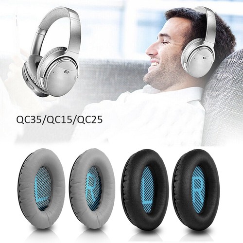 Replacement Ear Pads Pad Cushions for Bose QC35 II QC25 QC15 Comfort Headphones - Picture 2 of 14