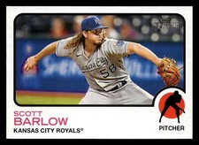 Scott Barlow 2022 Topps Heritage #613 Kansas City Royals *035