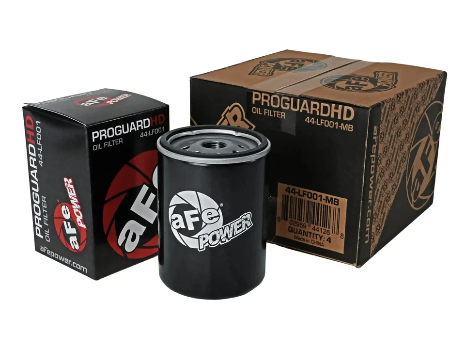 aFe Pro GUARD HD Oil Filter 4-Pack Fits Chevy GMC Hummer H1 Duramax V8 6.6L (td) - Image 2 of 4
