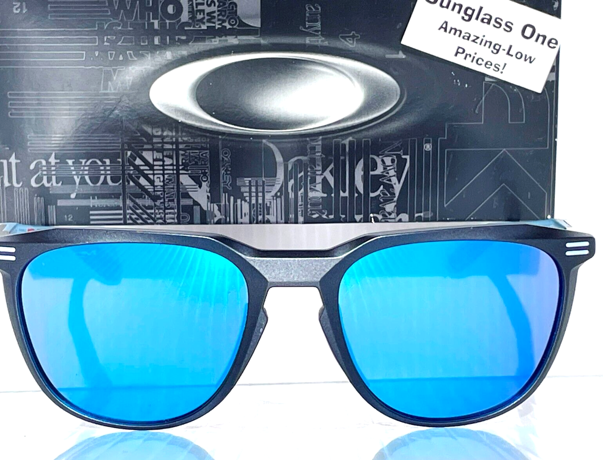 New OAKLEY THURSO Blue Steel PRIZM Sapphire Blue Lens Sunglass