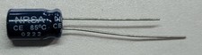 20x Nippon Industries NRSA 100M 100V 10uF 100V Radial Electrolytic Capacitor