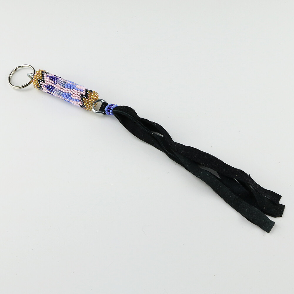 NATIVE AMERICAN ZUNI BEADED KEY RING BY PATSY WAIKANIWA | eBay