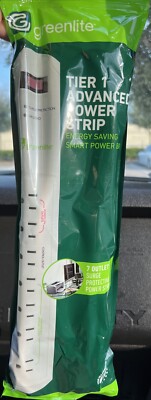 Greenlite Tier 1 Advanced 7 Outlet Surge Protecting Power Strip.